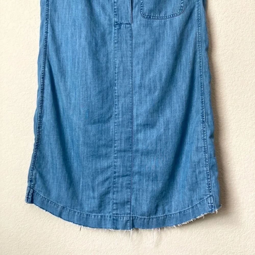 J.Crew Essential Summer Boho Chambray Tunic Dress